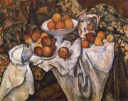 Still life with Apples and Oranges Paul Cezanne